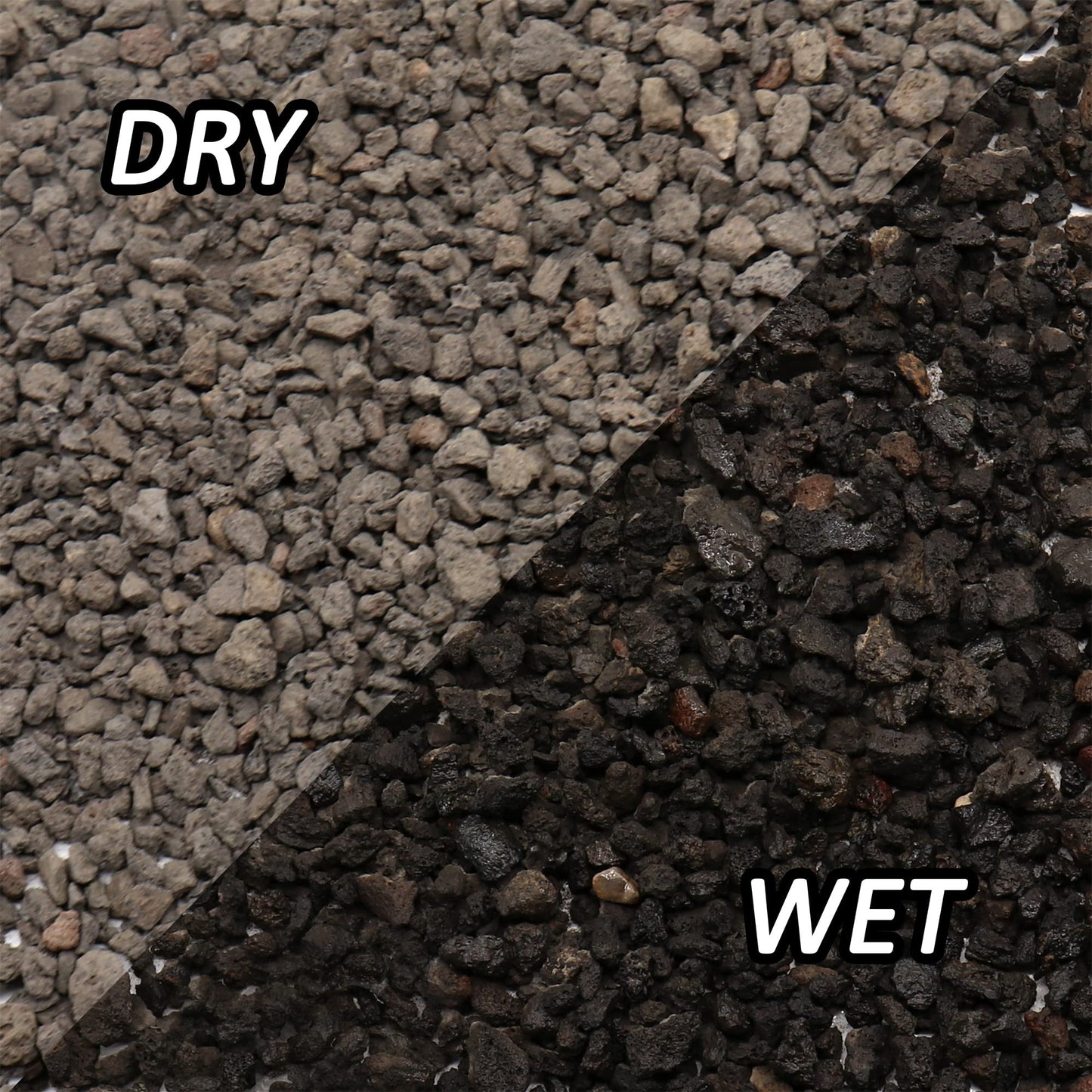 Premium Pebbles Volcanic Rock for Plants. Black Lava Rock. 1/5 Inch - 2 lbs for Potting Soil, Succulents, Pots, Plants
