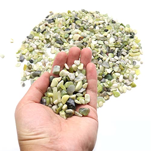 small pebbles for plant pots Premium Pebbles Rocks for Plants. Green Jade Decorative Polished Pebbl