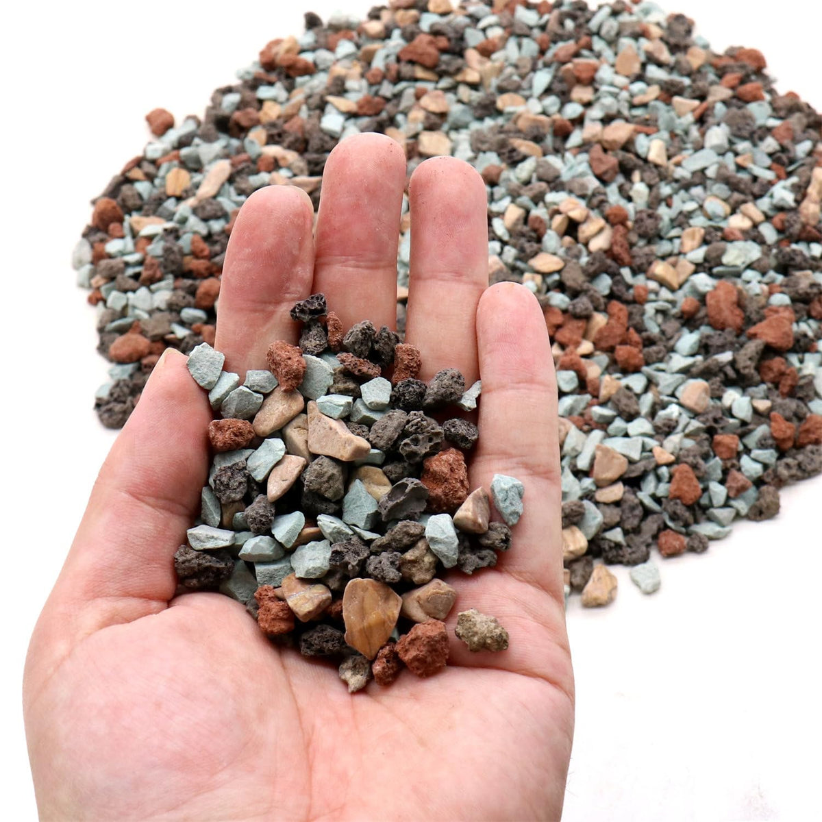Colorful Lava Rocks Volcanic Rock for Plants. Gritty Mix. Mixed Color Lava Rock. 1/5 Inch ...